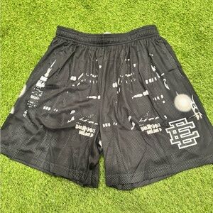 Eric Emanuel Black City Skyline Shorts (2 L & 1 XL)